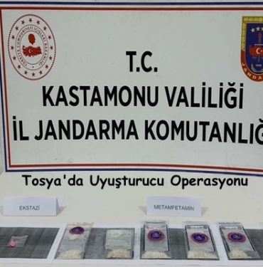 Jandarmadan Tosya’da Uyuşturucu Operasyonu