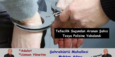 Tefecilik Suçundan Aranan Şahıs Yakalandı