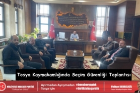 Tosya Kaymakamlığında Seçim Güvenliği Toplantısı Yapıldı