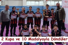 Tosya Sakarya Ortaokulu Kupa ve Madalyaya Döndü