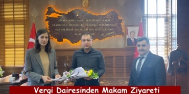 Tosya Vergi Dairesi Müdüründen Kaymakam Uğur Ünsal’a Ziyaret