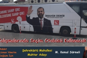 Yeniden Refah Partisi Çalışmalarında Seçim Otobüsü Kullanacak