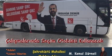 Yeniden Refah Partisi Çalışmalarında Seçim Otobüsü Kullanacak
