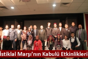 12 Mart İstiklal Marşı’nın Kabulü Etkinliklerle Kutlandı