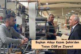 Ak Parti Belediye Başkan Adayı Kazım Şahin’den Tosya OSB’ye Ziyaret