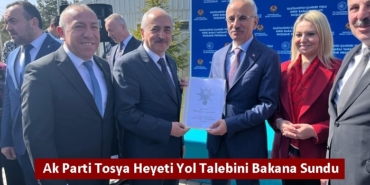 Ak Parti Tosya Heyeti Yol Taleplerini Bakan Uraloğlu’na İletti