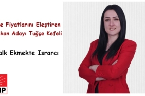 Belediye Başkan Adayı Tuğçe Kefeli'den Pide fiyatlarını Eleştirdi