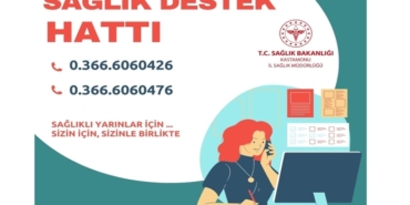 İl Sağlık Müdürlüğü Tarafından Sağlık Destek Hattı Hizmete Sunuluyor