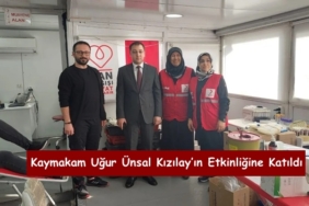 Kaymakam Uğur Ünsal Kızılay’ın Etkinliğine Katıldı
