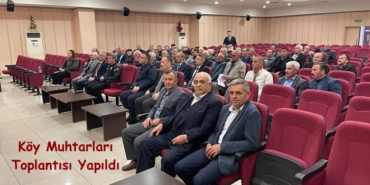 Tosya Kaymakamlığında Köy Muhtarları Toplantısı Yapıldı