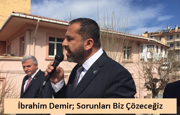 Yeniden Refah Partisi Tosya Belediye Başkan Adayı İbrahim Demir; Sorunları Biz Çözeceğiz
