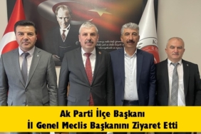 Ak Parti İlçe Başkanından İl Genel Meclis Başkanına Ziyaret