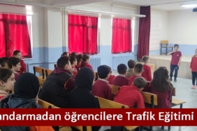 Jandarmadan öğrencilere Trafik Eğitimi