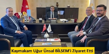 Kaymakam Uğur Ünsal BİLSEM’i Ziyaret Etti