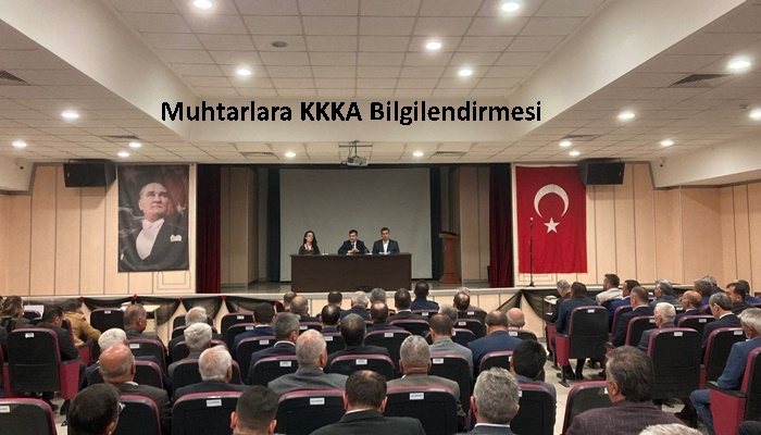 Tosya İlçe Sağlık Müdürlüğü Muhtarları KKKA Hakkında Bilgilendirdi