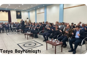 Tosya'da Bayramlaşma Töreni Yapıldı