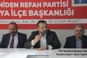 Yeniden Refah Partisi Belediye Başkan Adayı İbrahim Demir Basın Toplantısı