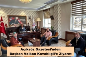 Açıksöz Gazetesi’nden Başkan Volkan Kavaklıgil’e Ziyaret