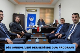 Din Görevlileri Derneğinde Dua Programı