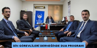 Din Görevlileri Derneğinde Dua Programı