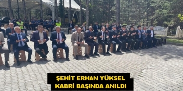 Şehit Erhan Yüksel Kabri Başında Anıldı