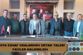 Tosya Esnaf Odalarının Ortak Talebi, Faizler Kaldırılsın