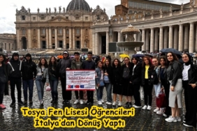 Tosya Fen Lisesi Öğrencileri İtalya’dan Dönüş Yaptı