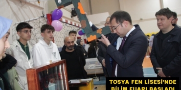 Tosya Fen Lisesi’nde Bilim Fuarı Başladı