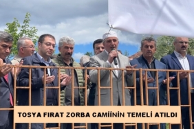 TOSYA FIRAT ZORBA CAMİİNİN TEMELİ ATILDI