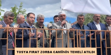 TOSYA FIRAT ZORBA CAMİİNİN TEMELİ ATILDI