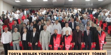 Tosya Meslek Yüksekokulu’nda Mezuniyet Töreni Yapıldı