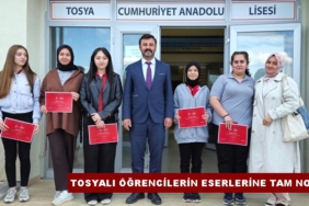 Tosyalı Öğrencilerin Eserlerine Tam Not