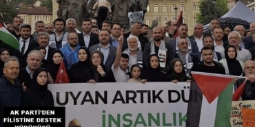 Ak Parti’den Filistine Destek Yürüyüşü