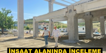 Başkan Volkan Kavaklıgil’den İnşaat Alanında İnceleme