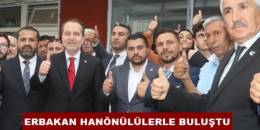 Erbakan Hanönülülerle Buluştu