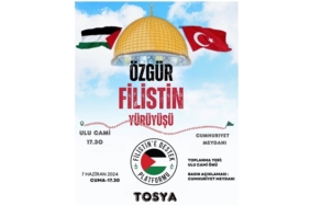Filistin Dayanışma Platformu Destek Yürüyüşü Düzenliyor