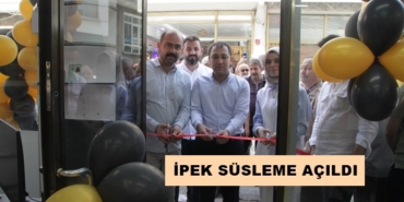 İpek Süsleme Hizmete Girdi
