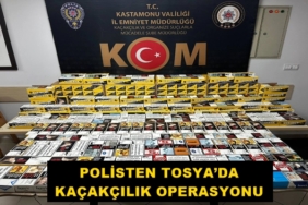 Polisten Tosya’da Kaçakçılık Operasyonu