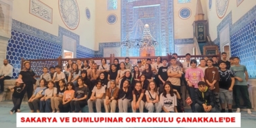 Sakarya ve Dumlupınar Ortaokulu Çanakkale’de