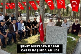 Şehit Mustafa Kasar Kabri Başında Anıldı