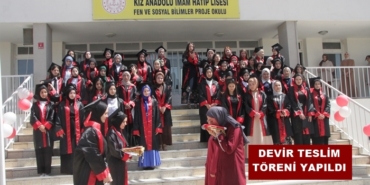 Tosya Kız Anadolu İmam Hatip Lisesinde Mezuniyet Töreni