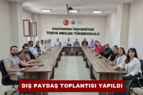 Tosya Meslek Yüksekokulu’nda Dış Paydaş Toplantısı Yapıldı