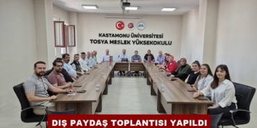 Tosya Meslek Yüksekokulu’nda Dış Paydaş Toplantısı Yapıldı