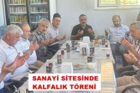 Yeni Sanayi Sitesinde Kalfalık Töreni