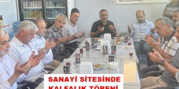 Yeni Sanayi Sitesinde Kalfalık Töreni