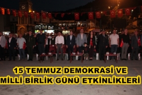 15 Temmuz Demokrasi ve Milli Birlik Günü Etkinlikleri