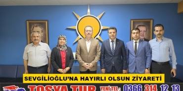 Ak Parti’den İl Başkanı Sevgilioğlu’na Hayırlı Olsun Ziyareti