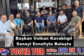 Belediye Başkanı Volkan Kavaklıgil, Sanayi Esnafıyla Buluştu
