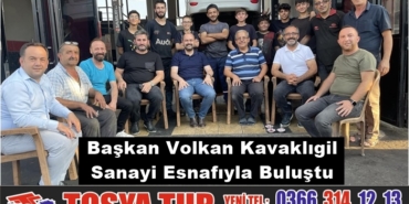 Belediye Başkanı Volkan Kavaklıgil, Sanayi Esnafıyla Buluştu