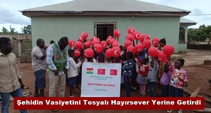 Şehidin Vasiyetini Tosyalı Hayırsever Yerine Getirdi